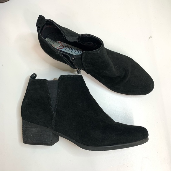 Blondo Shoes - Blondo Ida Waterproof Suede Ankle Bootie 9